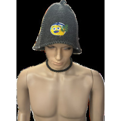 Finnek előnyben szürke filc szaunasapka