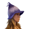 Varázsló lila nemez süveg