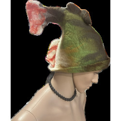 Pisztráng egyedi nemez szaunasapka