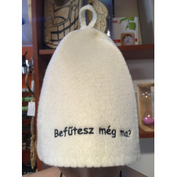 Befűtesz még ma szaunasapka -fehér