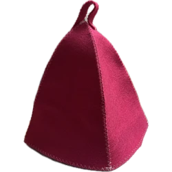 Magenta filc szaunasapka 