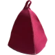 Magenta filc szaunasapka 
