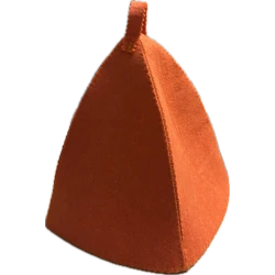 Orange filc szaunasapka -  narancsssárga 
