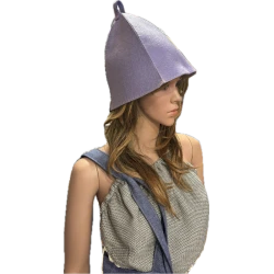 Purple filc szaunasapka - lila