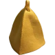 Yellow filc szaunasapka - sárga
