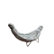 Illóolaj tartó tálka fából fehér színben 33x16 cm