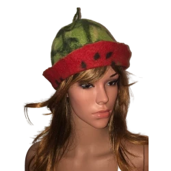 Görögdinnye nemez szaunasapka
