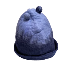 Kék manó nemez szaunasapka