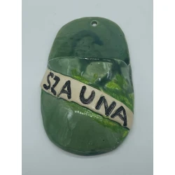 Zöld szaunapapucs formájú párologtató