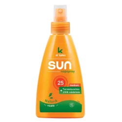 25 faktoros vízálló napspray természetes fényvédővel 150 ML