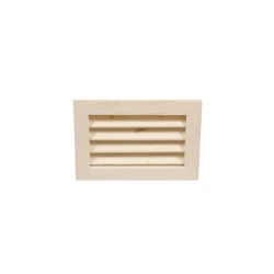 Szellőző rács lucfenyőből 240x160x28 mm süllyesztett kivitel