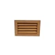 Szellőző rács Thermo fenyőből 240x160x28 mm süllyesztett kivitel
