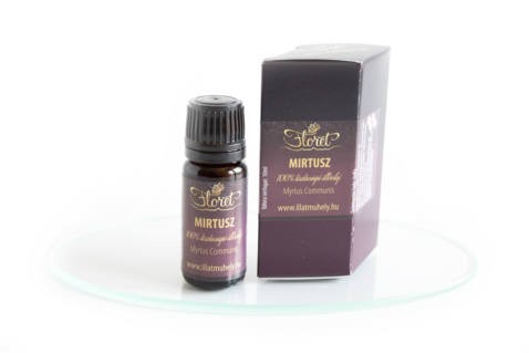 Mirtusz illóolaj 100% tiszta 10 ml- friss zöldes illattal