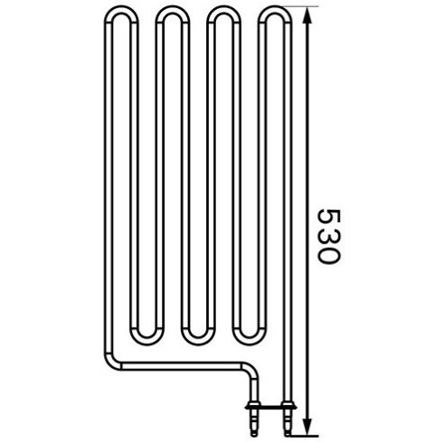 Harvia Wall 2670W/ 230V fűtőbetét
