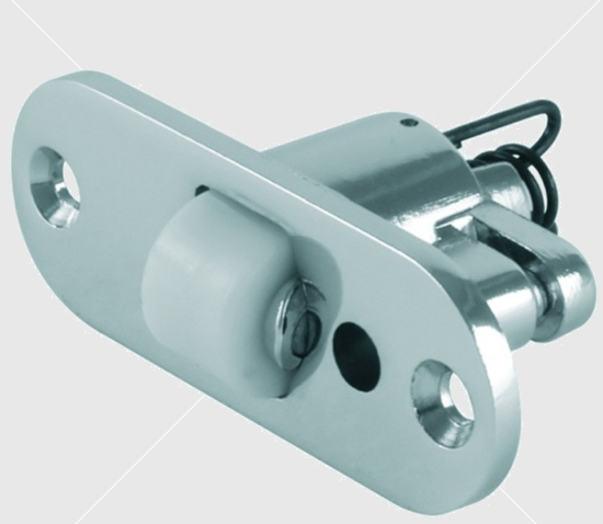 Króm színű görgős zár 60 * 22 mm
