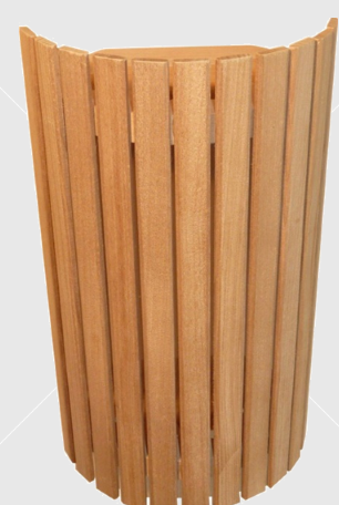 Thermowood nyárfa sarok lámpaárnyékoló