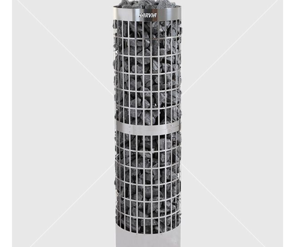 HARVIA CILINDRO Pro PC100E/135E 10.0-13,2kW változtatható teljesítményű szaunakályha vezérlő nélkül 