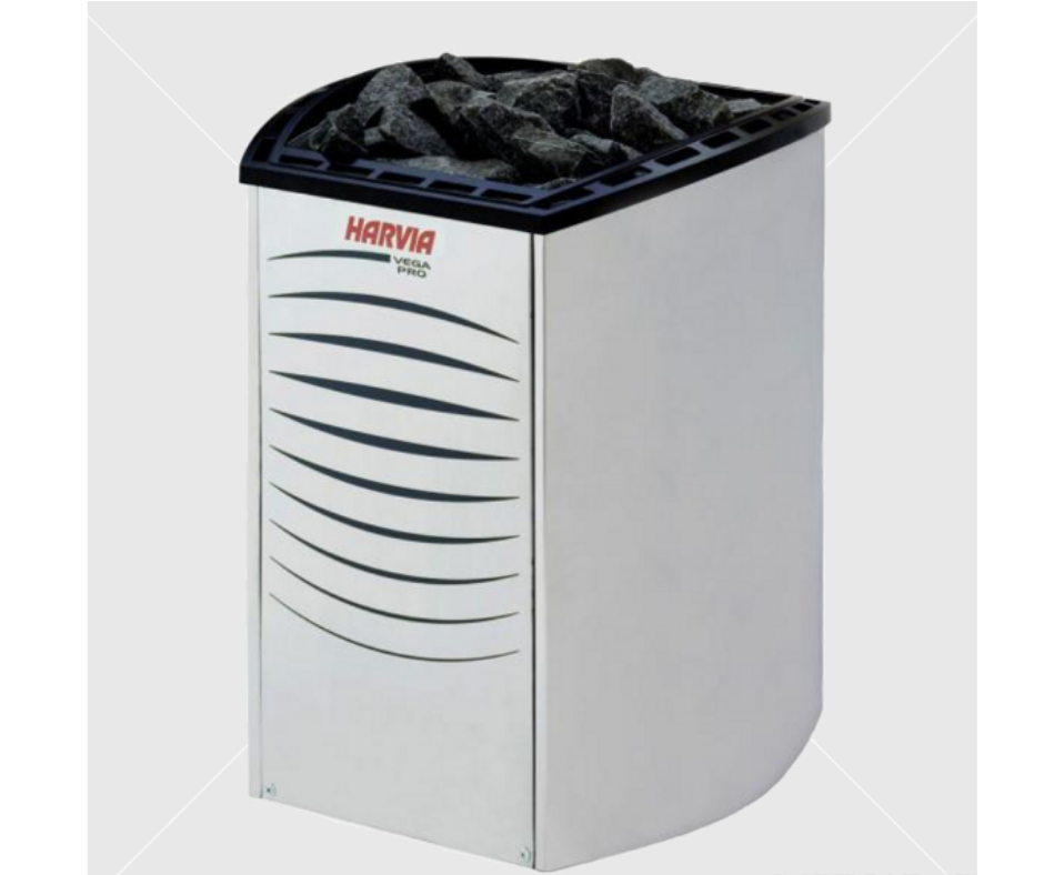 HARVIA VEGA PRO BC135E Steel 13,5kW szaunakályha vezérlő nélkül