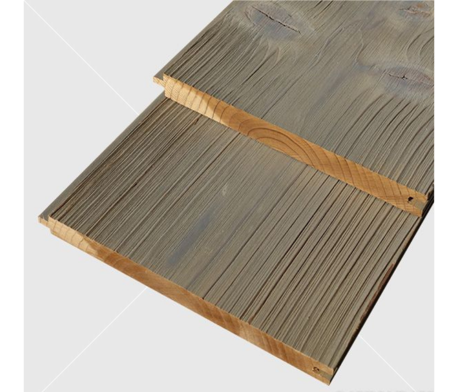 KELO Tyrol - festett KÜLTÉRI Thermowood csomós finn fenyőből készült lambéria 21x194 mm, szürke (KELO), ár/m2