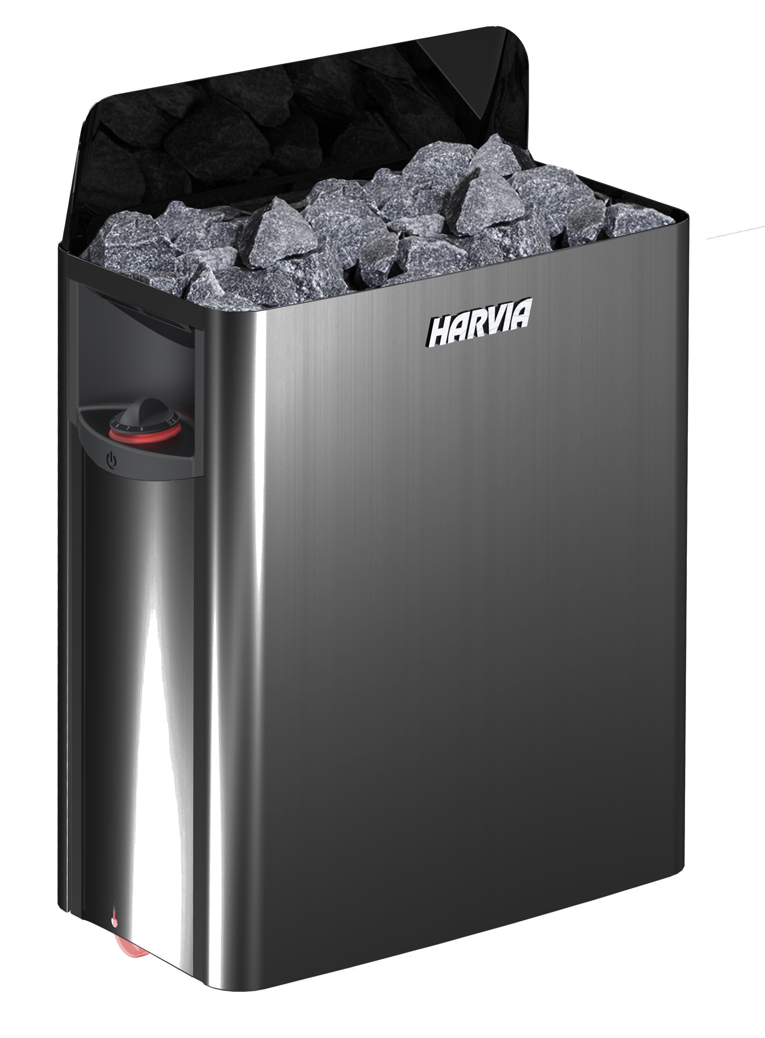 Harvia Wall SW45 Black 4,5 kW szaunakályha beépített vezérléssel