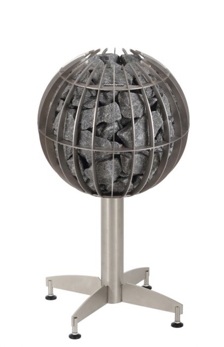 HARVIA GLOBE GL70E 7,0kW szaunakályha vezérlő nélkül állítható lábbal 