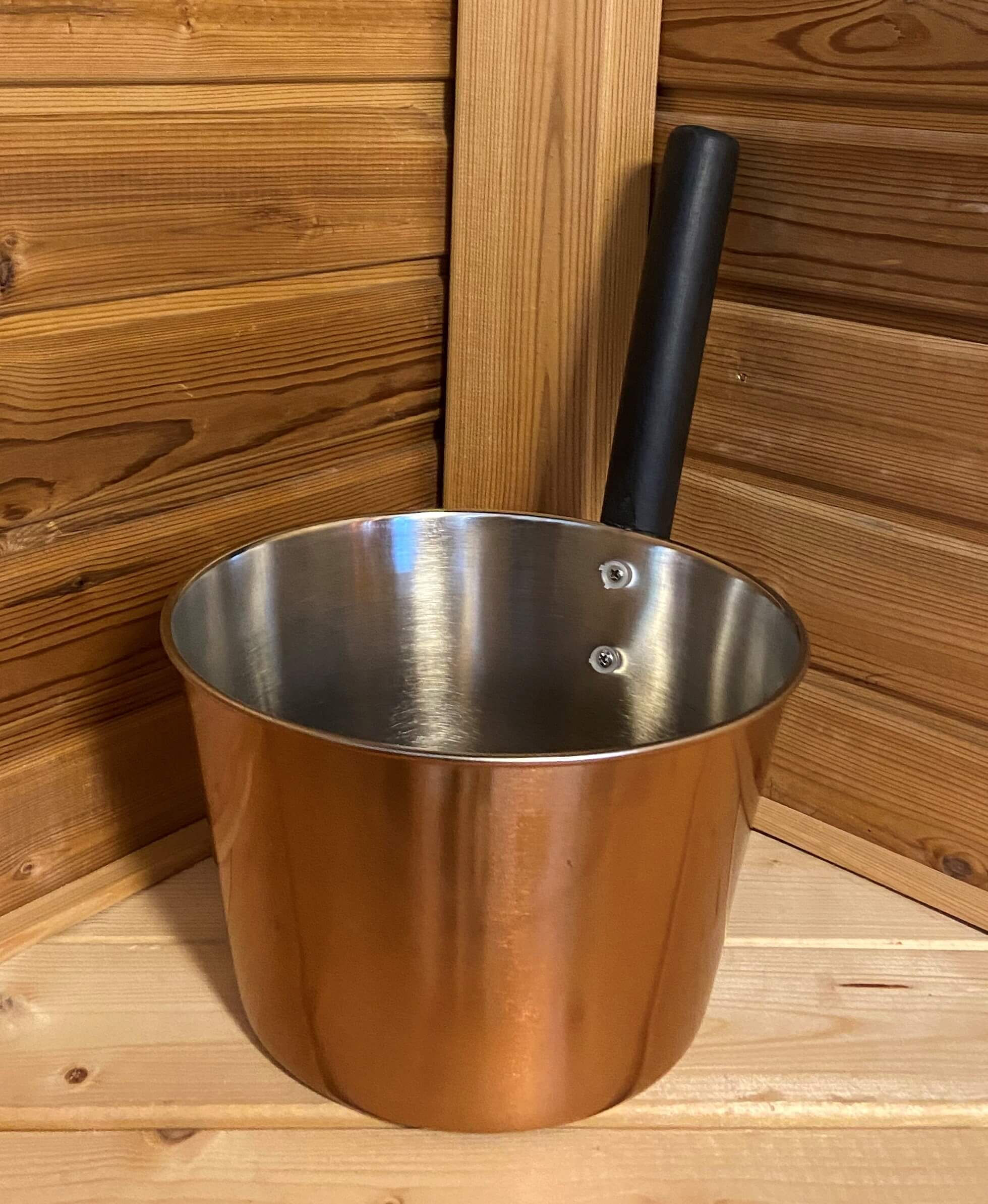 Réz színű szaunadézsa 4 L