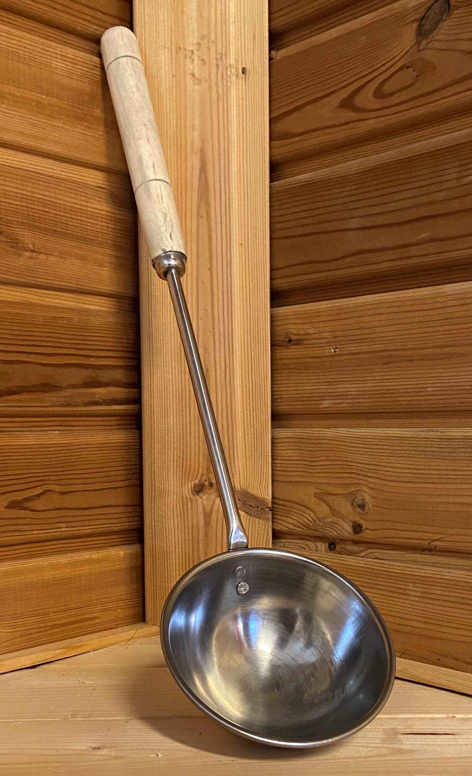 Szaunakanál fém fejjel 48 cm