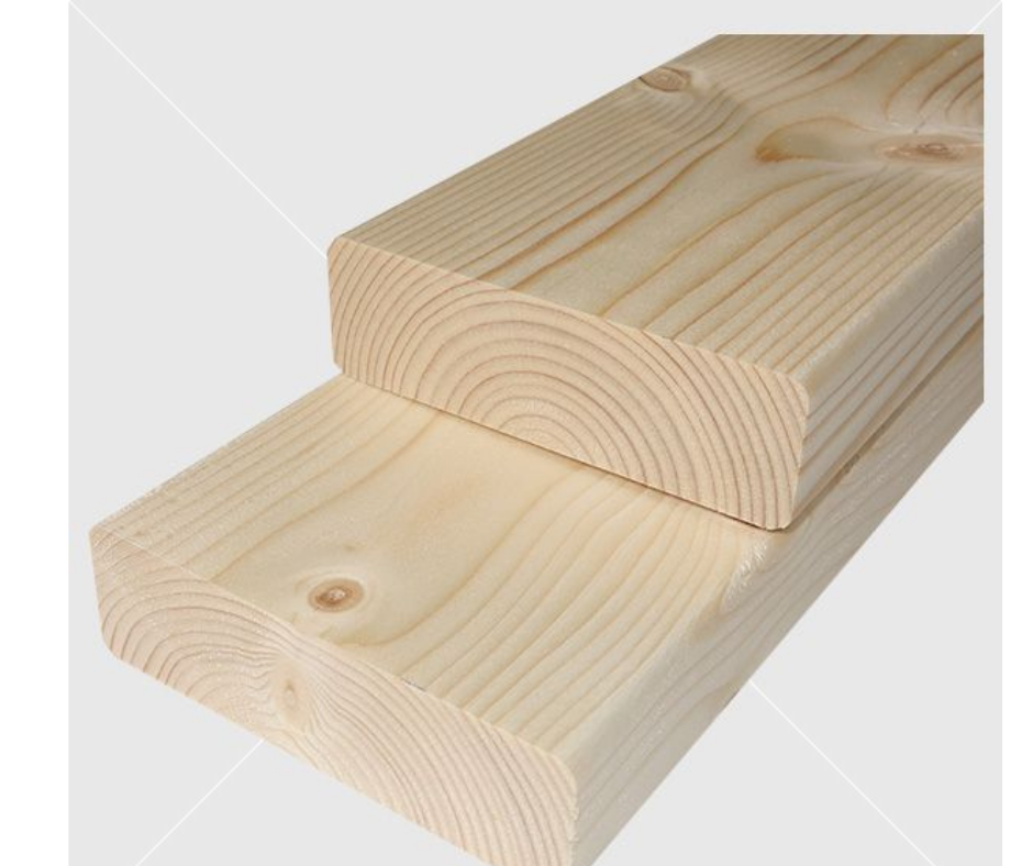 Csomós finn lucfenyőből készült padléc 28x95 mm