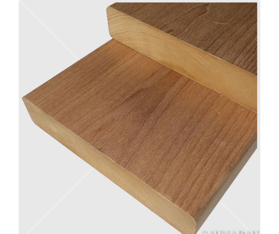 Csomómentes hőkezelt (thermowood) égerfából készült padléc 28x140 mm