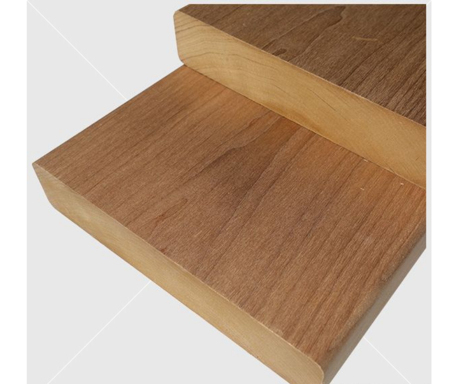 Csomómentes finn hőkezelt (thermowood) nyárfából készült padléc 28x120 mm