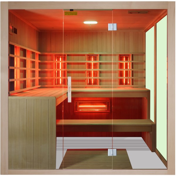 Eclipse hemlock infraszauna 6 személyes - Wellis