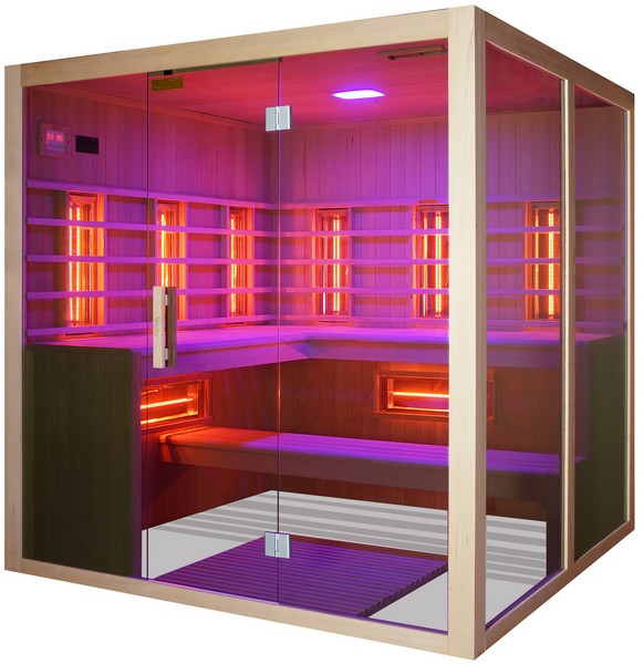 Eclipse hemlock infraszauna 6 személyes - Wellis