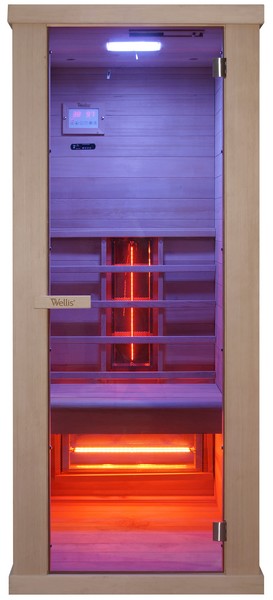 Helios hemlock infraszauna 1 személyes - Wellis