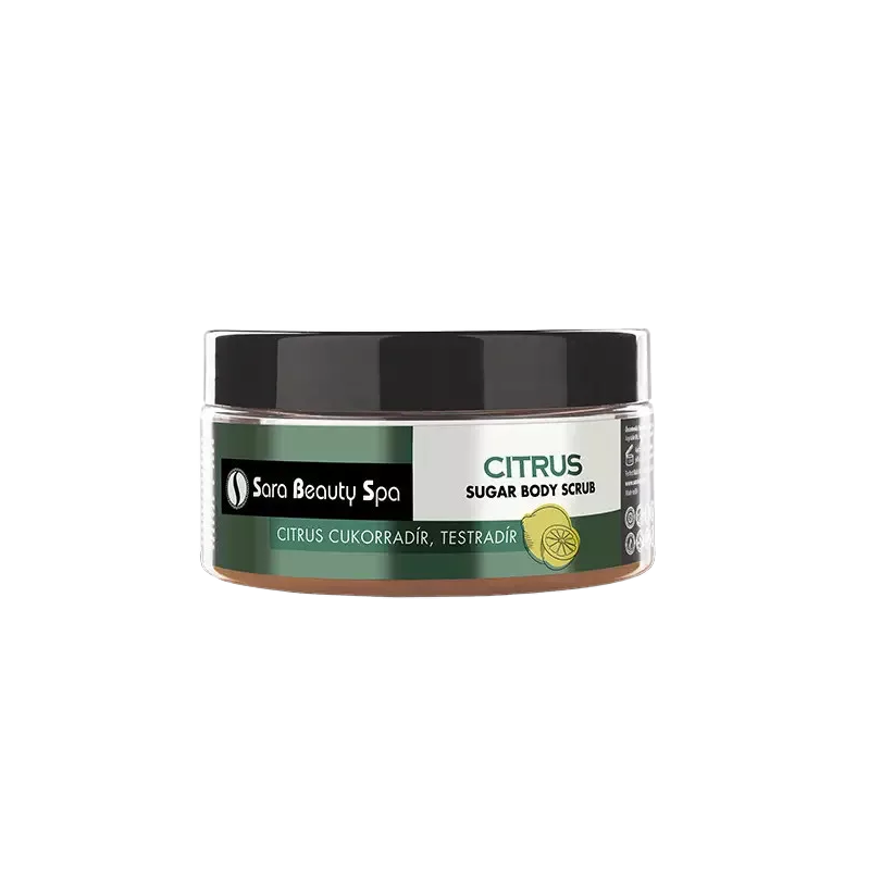 Citrus Cukor Bőr és Testradír Sara Beauty 300ml