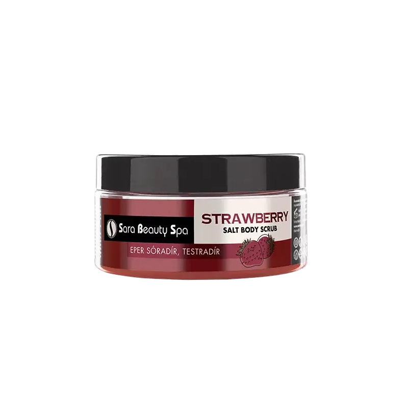 Eper só bőr és testradír Sara Beauty 300ml