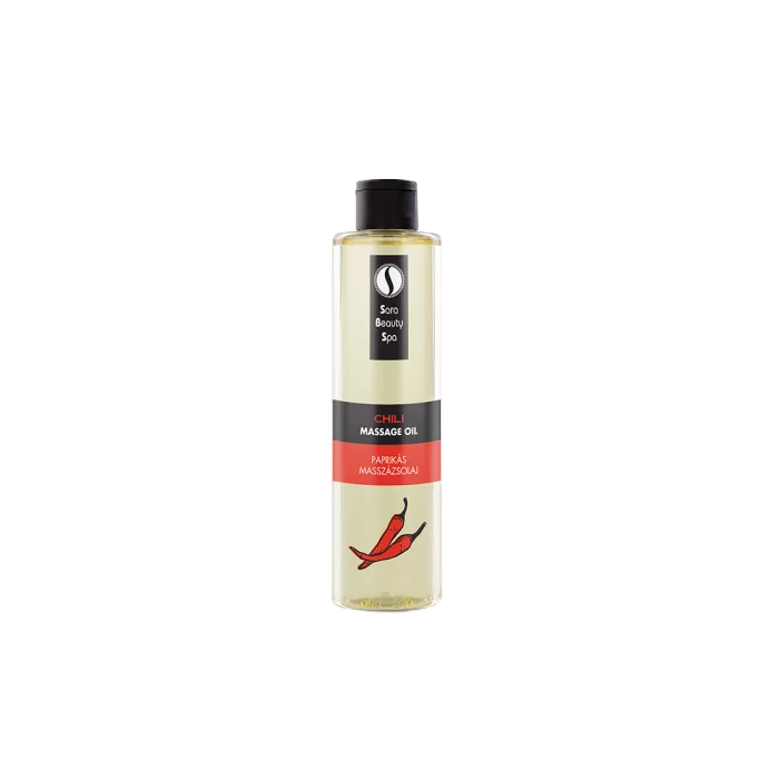 Narancsbőr elleni masszázsolaj - Paprikás masszázsolaj - 250ml