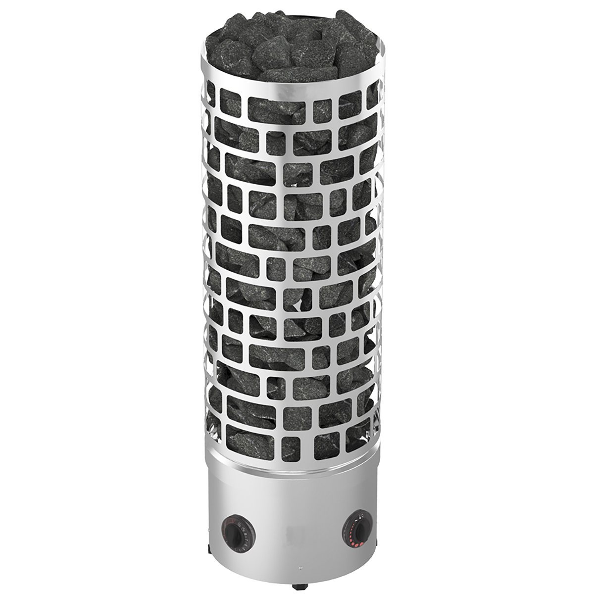 SAWOTEC ARI Round ARI3-45NB-P-C elektromos szaunakályha – 4,5 kW, beépített vezérléssel