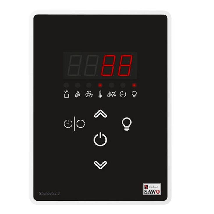 SAWO Nordex Plus NRX-60Ni2-Z elektromos szaunakályha – 6 kW, külső vezérléssel