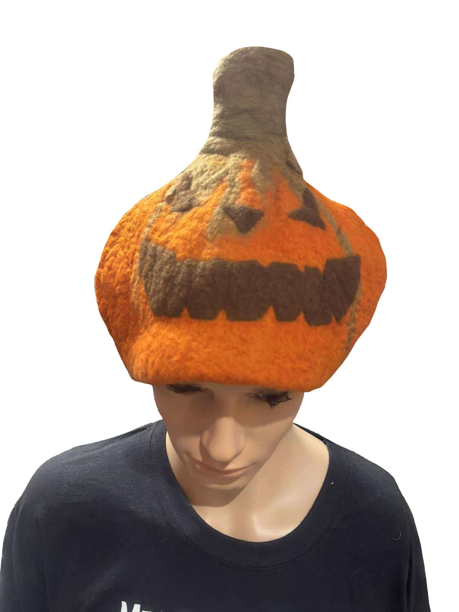 Halloween tök nemez szaunasapka