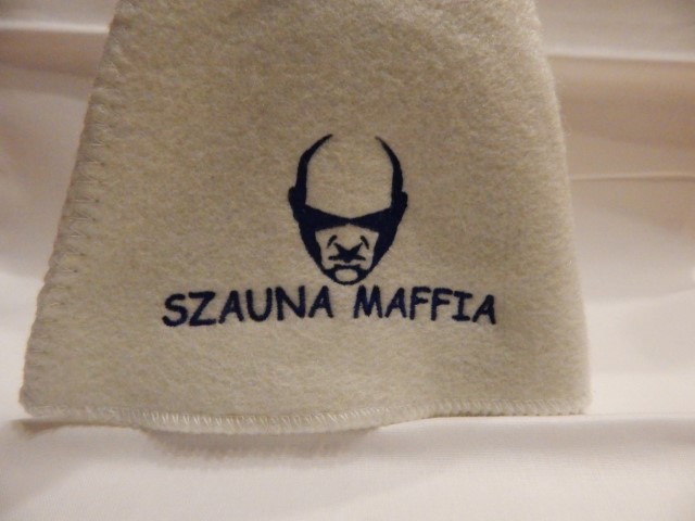 Filc szaunasapka Szauna Maffia felirattal