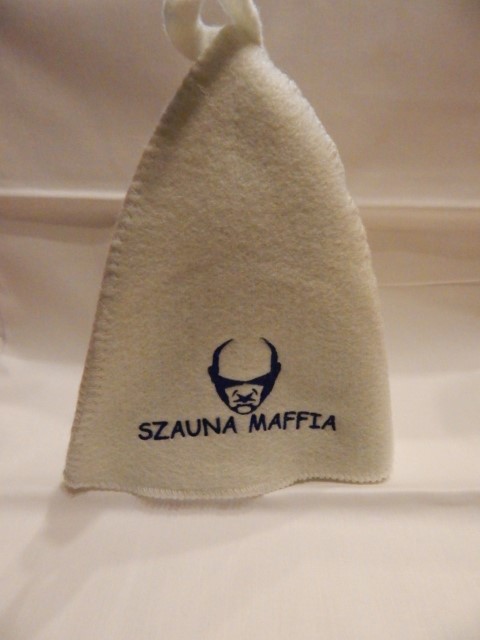 Filc szaunasapka Szauna Maffia felirattal
