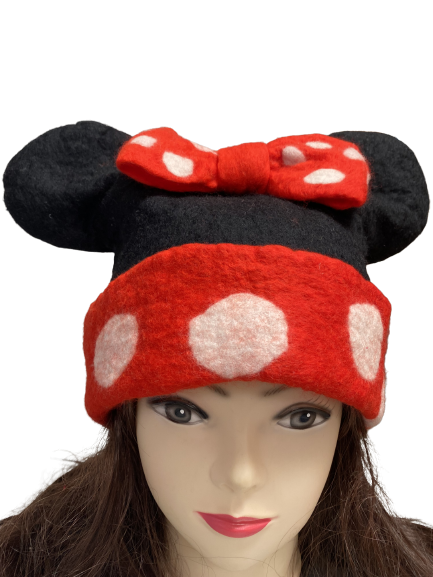 Minnie Mouse nemez szaunasapka