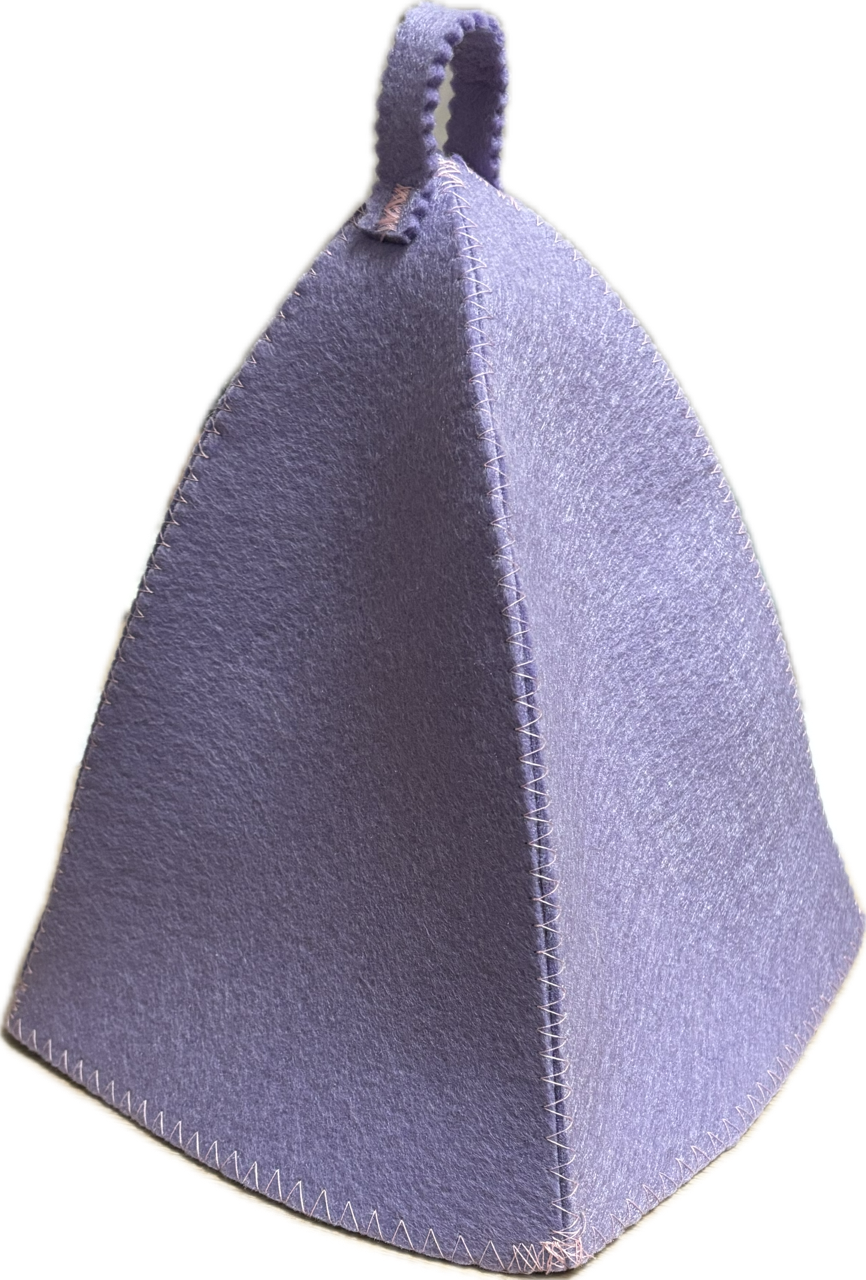 Purple filc szaunasapka - lila