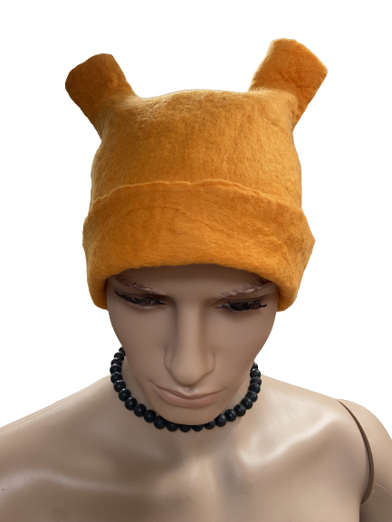 Shrek sárga nemez szaunasapka