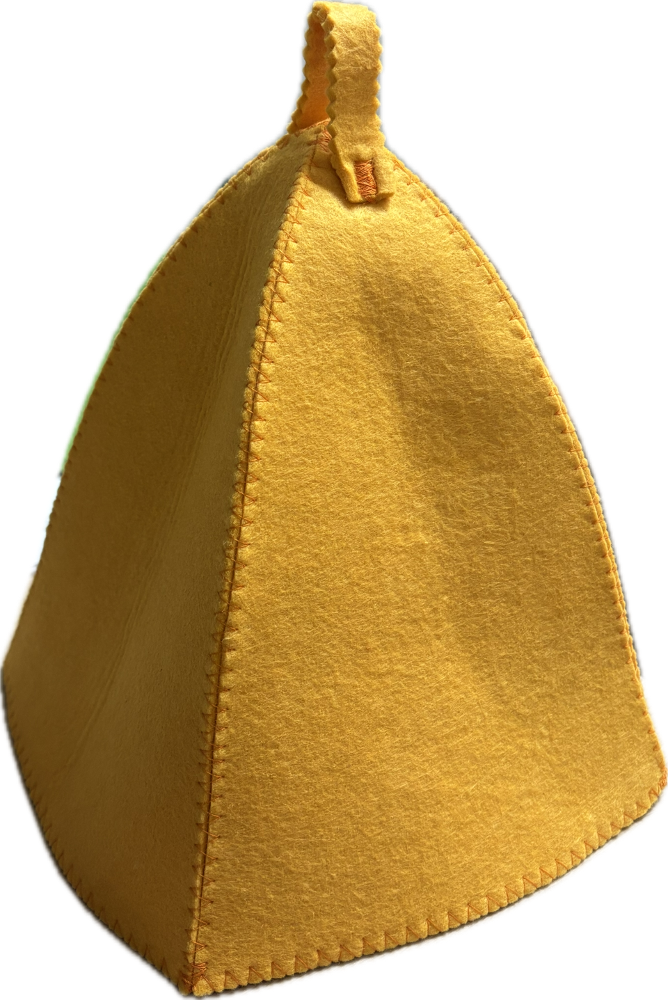 Yellow filc szaunasapka - sárga